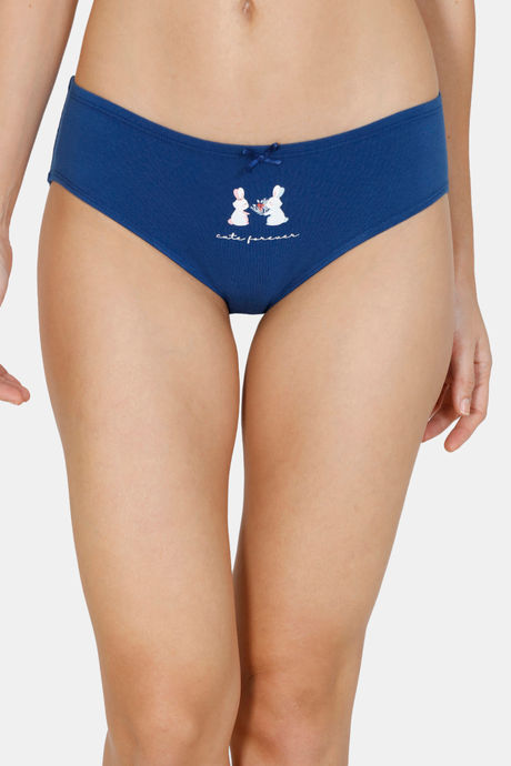 Zivame Anti-Microbial Low Rise Full Coverage Hipster Panty (Pack of 3) - Multicolor — image 2